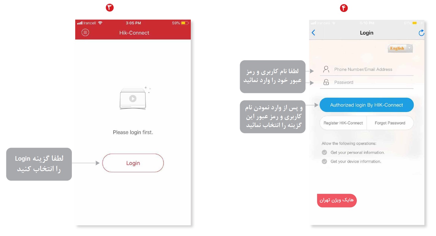 انتقال تصویر hikvision