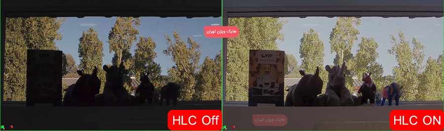 قابلیت HLC دوربین مداربسته